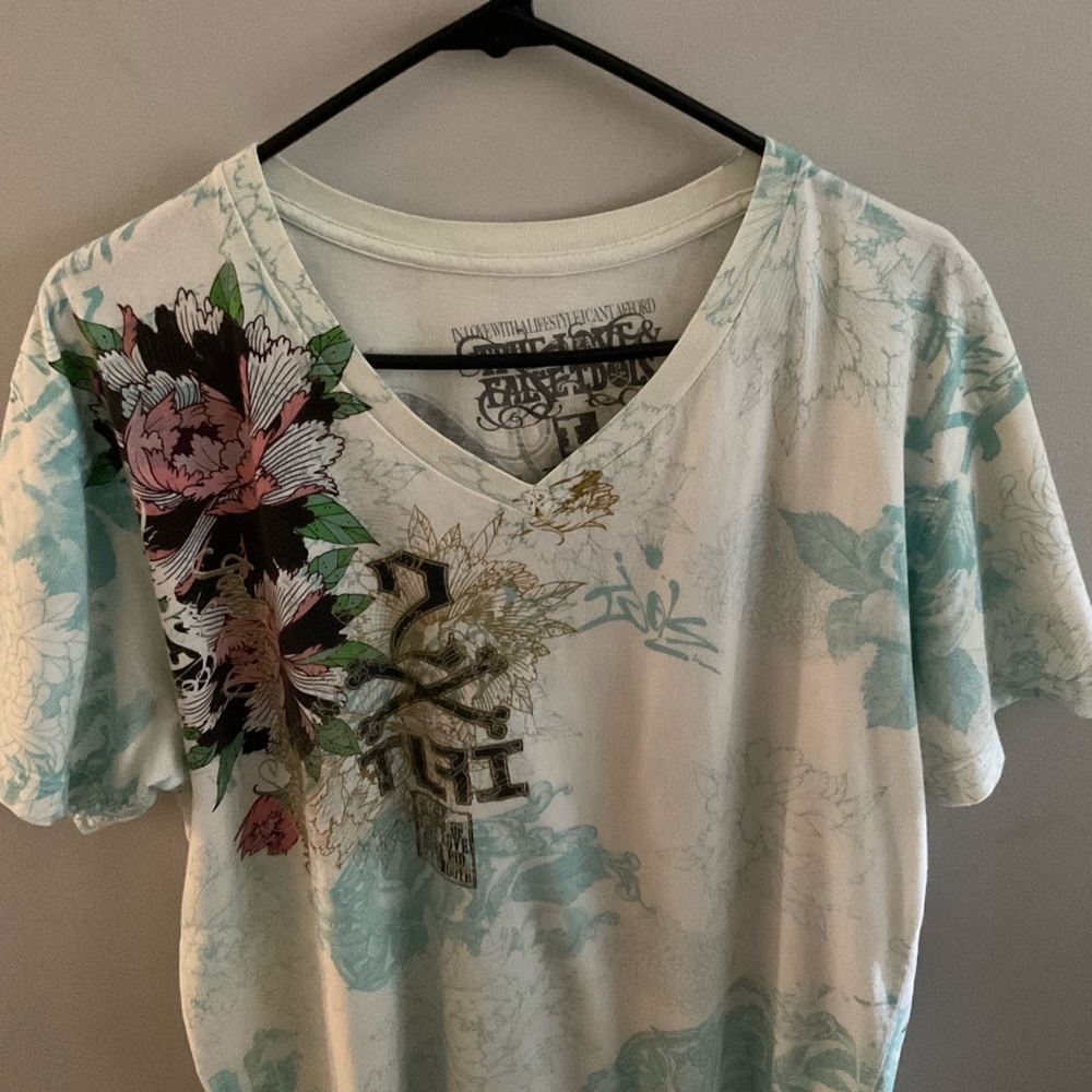 Vintage True Love False Idols L.A Graphic print T-SHIRT